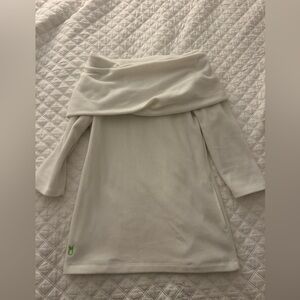 Off-Shoulder White Dudley Stephens top